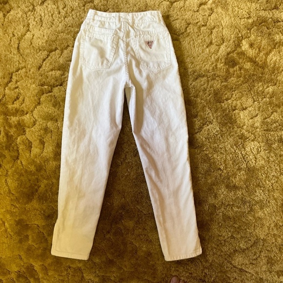 Vtg 80s white high waist Guess jeans - Picture 16 of 16